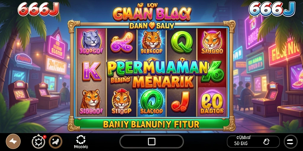 Screenshot gameplay dari 666J yang menunjukkan pengalaman bermain Slot yang seru.