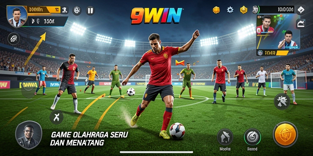 Tampilan gameplay seru dengan berbagai cabang olahraga di 9WIN.