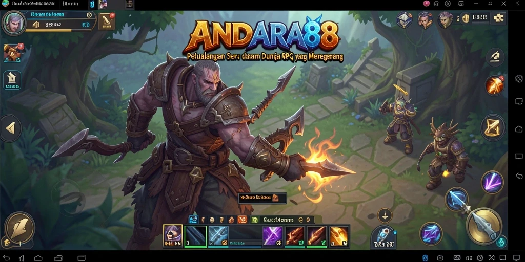 Tampilan gameplay RPG yang mengasyikkan di ANDARA88.