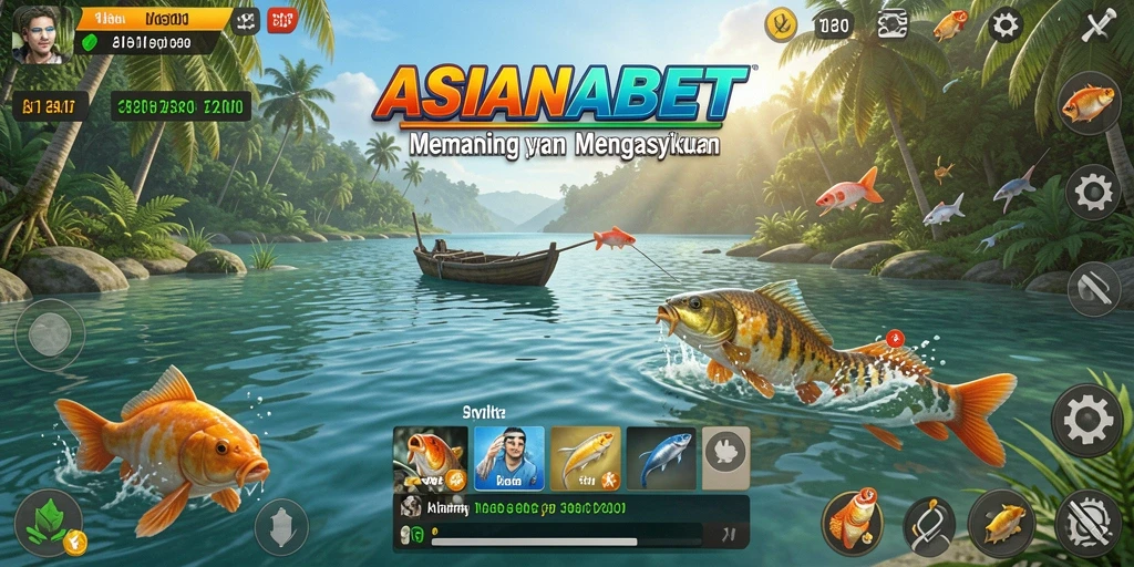 Tangkap ikan besar dalam gameplay menarik ASIANABET.
