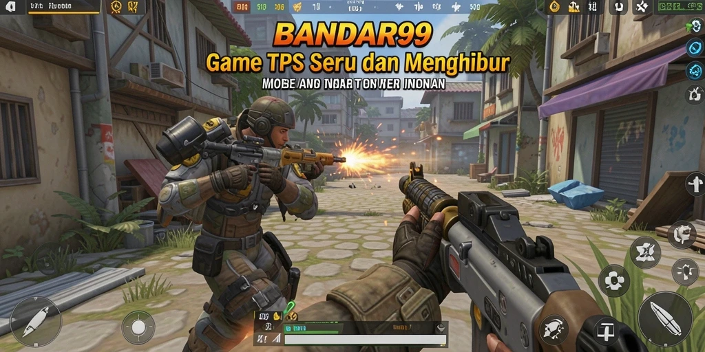 Tampilan mendebarkan dari gameplay BANDAR99 yang intens.
