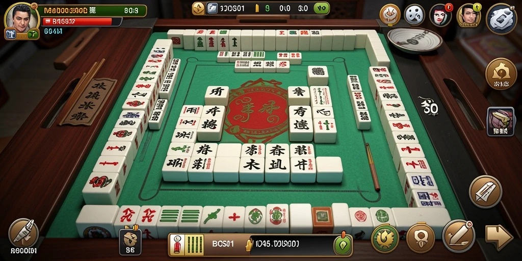 Gameplay menarik Mahjong di BOS01 dengan grafis menawan.