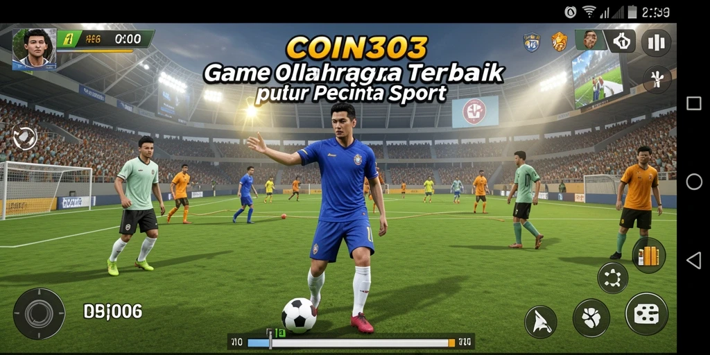 Tampilan seru dari permainan olahraga COIN303.