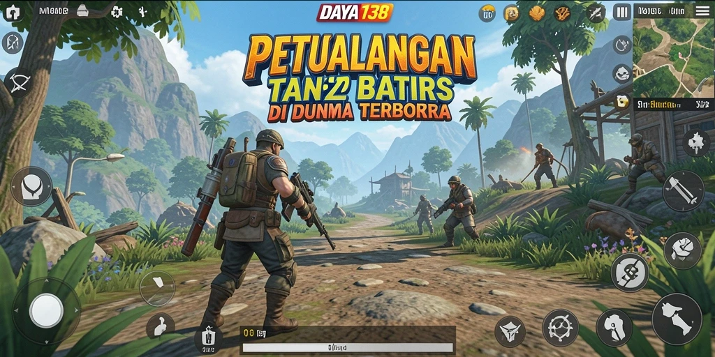 Screenshot gameplay Open World DAYA138 yang mendebarkan.