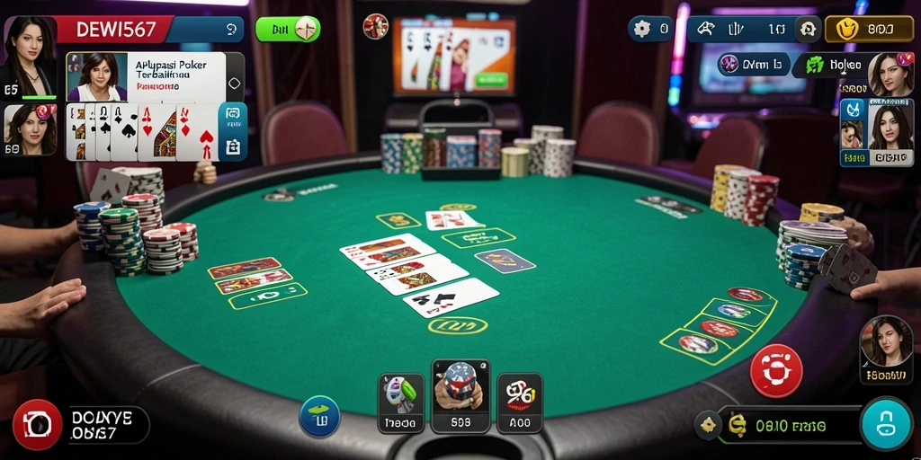 Tangkapan layar DEWI567 dengan gameplay Poker yang seru dan menantang.