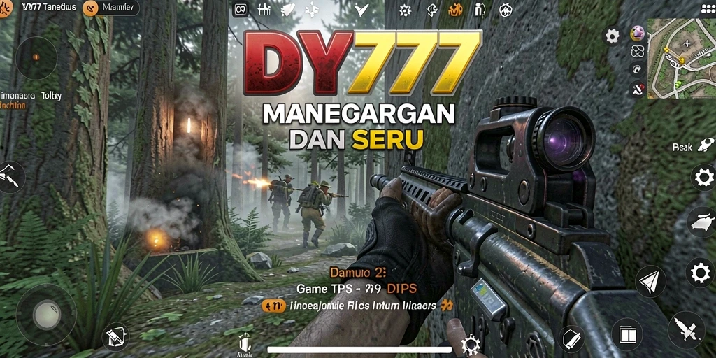 Tampilan gameplay DY777 dengan aksi TPS yang seru.