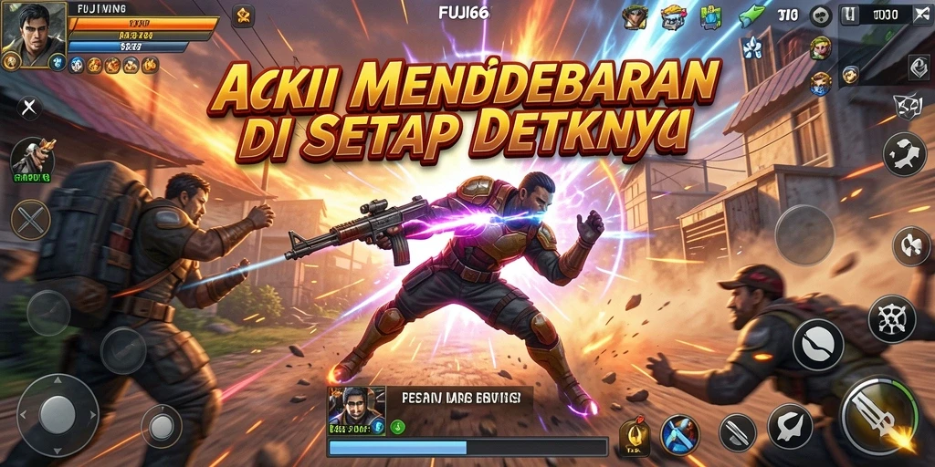 Tampilan seru gameplay FUJI66 yang mendebarkan.