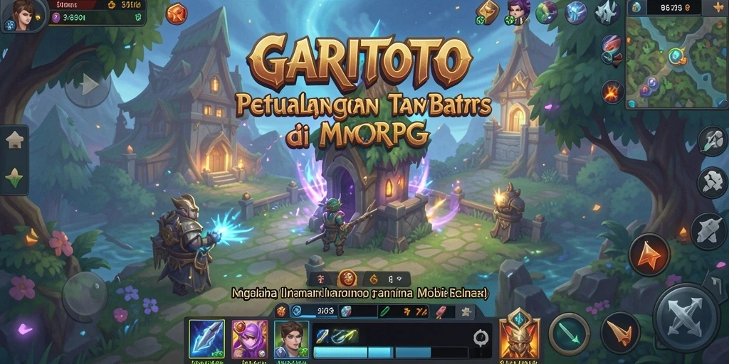 Tampilan screenshot utama GARITOTO menampilkan aksi seru dalam pertarungan MMORPG.