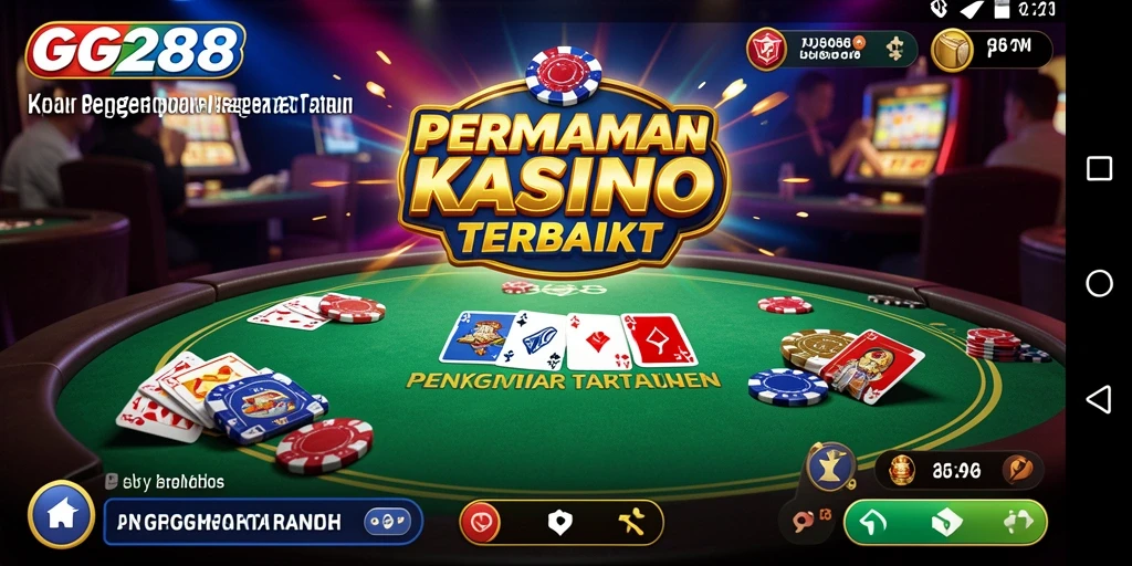 Screenshot GG288 menampilkan gameplay kasino yang menarik dan interaktif.