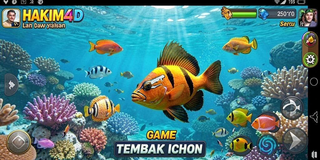 Tampak menarik dengan aksi menembak ikan yang seru.