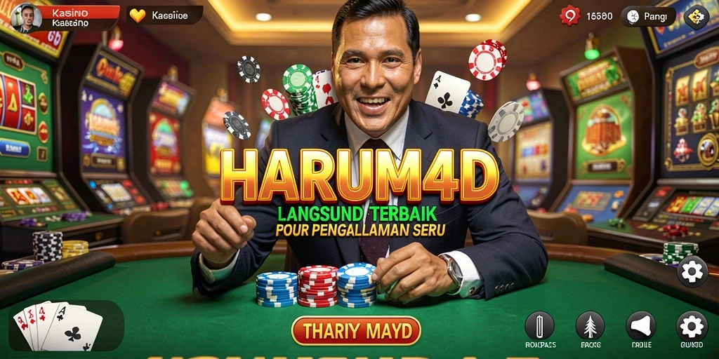 Tampilan menarik dari gameplay Live Casino HARUM4D yang mendebarkan.