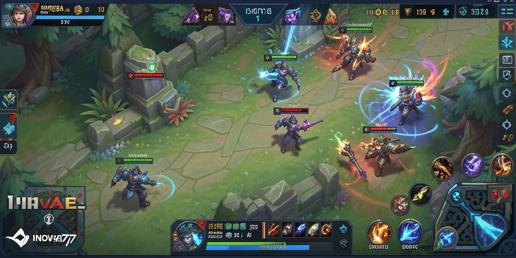 Tampilan menawan dari gameplay seru di INOVA77.
