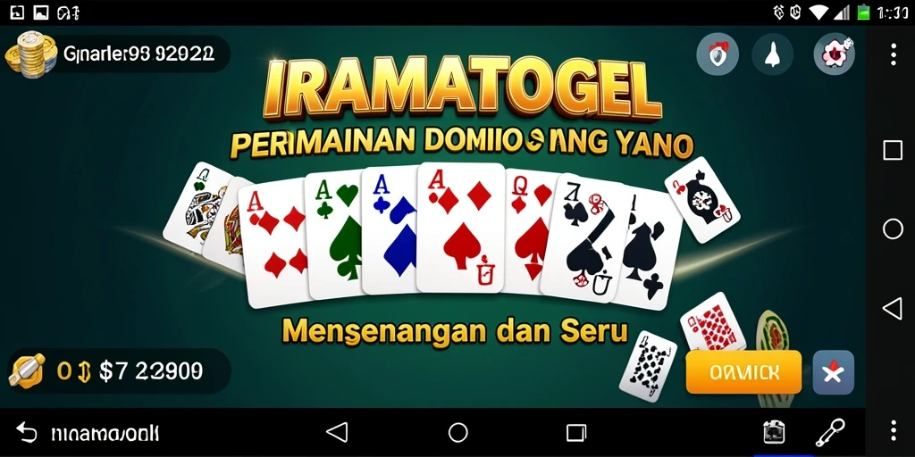Tampilan menarik dari gameplay Domino di IRAMATOGEL.