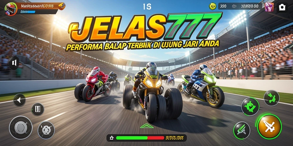 Gameplay seru balapan mobil di JELAS777 yang menegangkan.