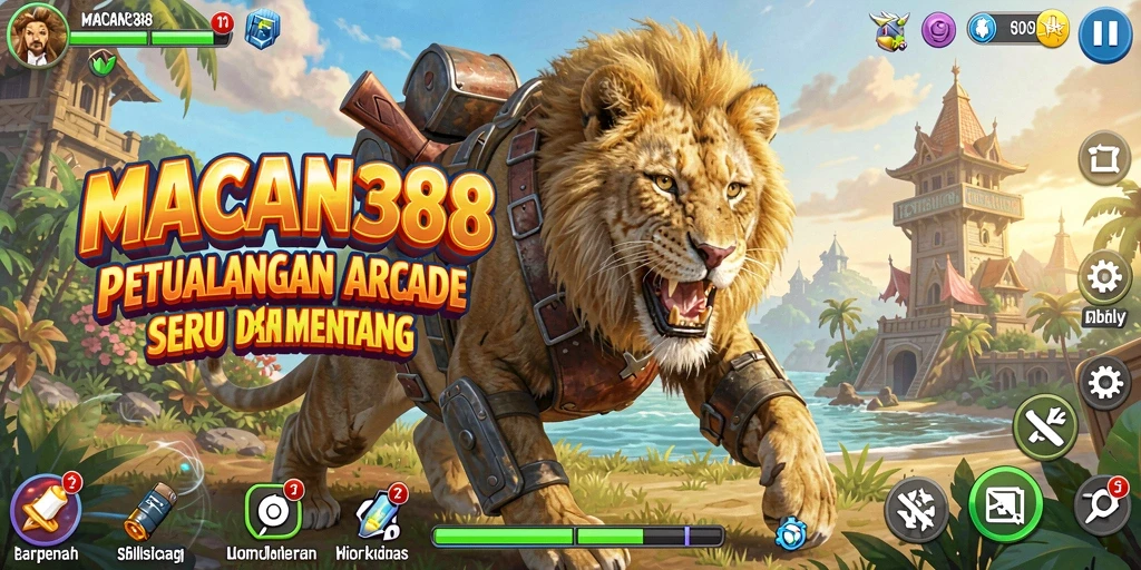 Tampilan menarik gameplay Arcade MACAN388.