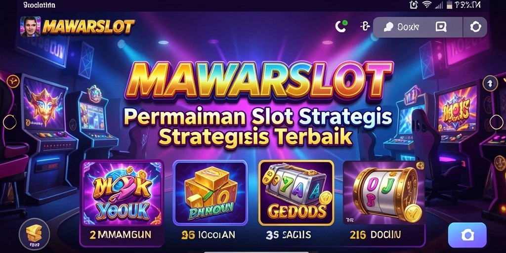 Tampilan gameplay MAWARSLOT dengan berbagai pilihan slot dan strategi.