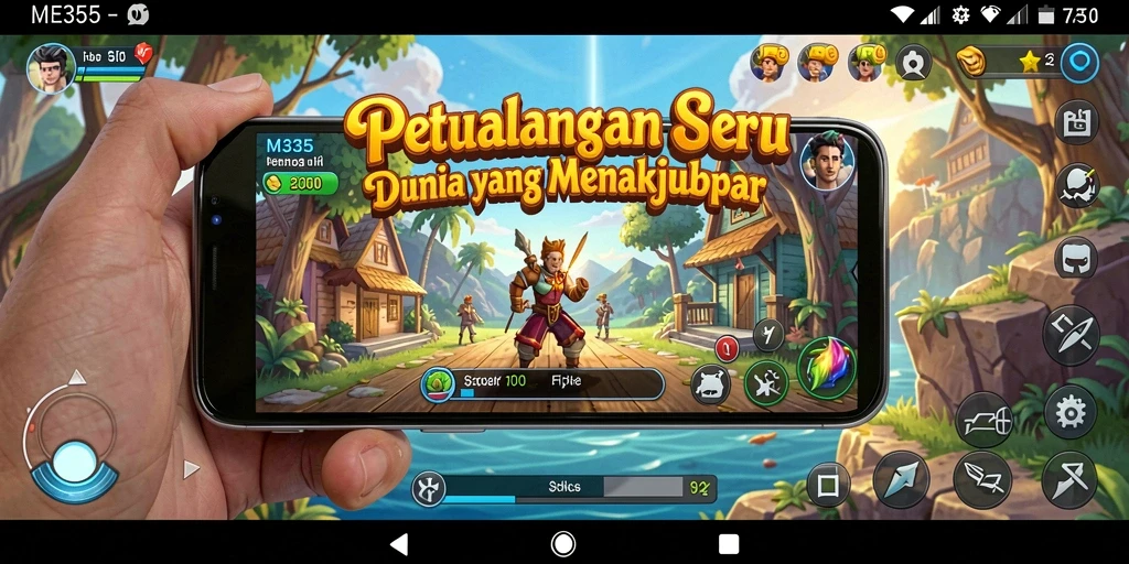 Gameplay seru dengan pemandangan menakjubkan di ME355.