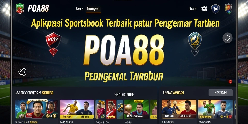 Tampilan antarmuka pengguna POA88 yang modern dan menarik.