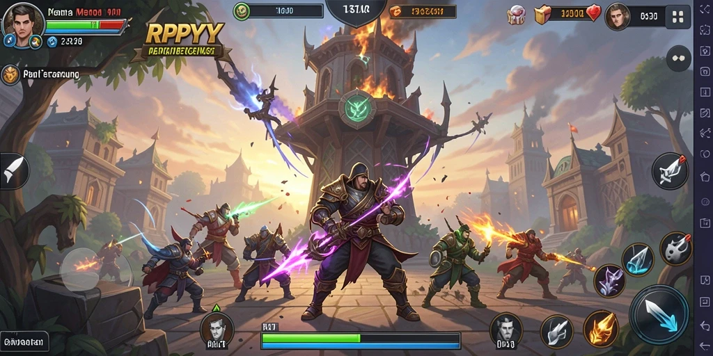 Tampilan menarik dari gameplay RPYYY yang mendebarkan.