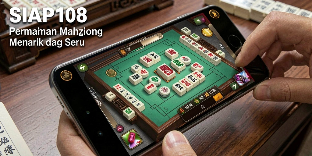 Screenshot permainan SIAP108 menampilkan gameplay Mahjong yang menarik dan seru.