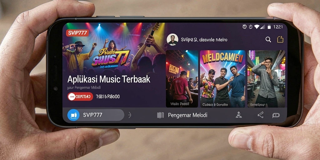 Tangkapan layar SVIP777 menunjukkan pengalaman mendengarkan musik yang memuaskan.