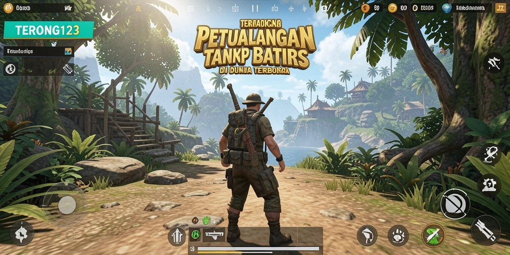 Screenshot gameplay TERONG123 menampilkan dunia terbuka yang luas dan menarik.