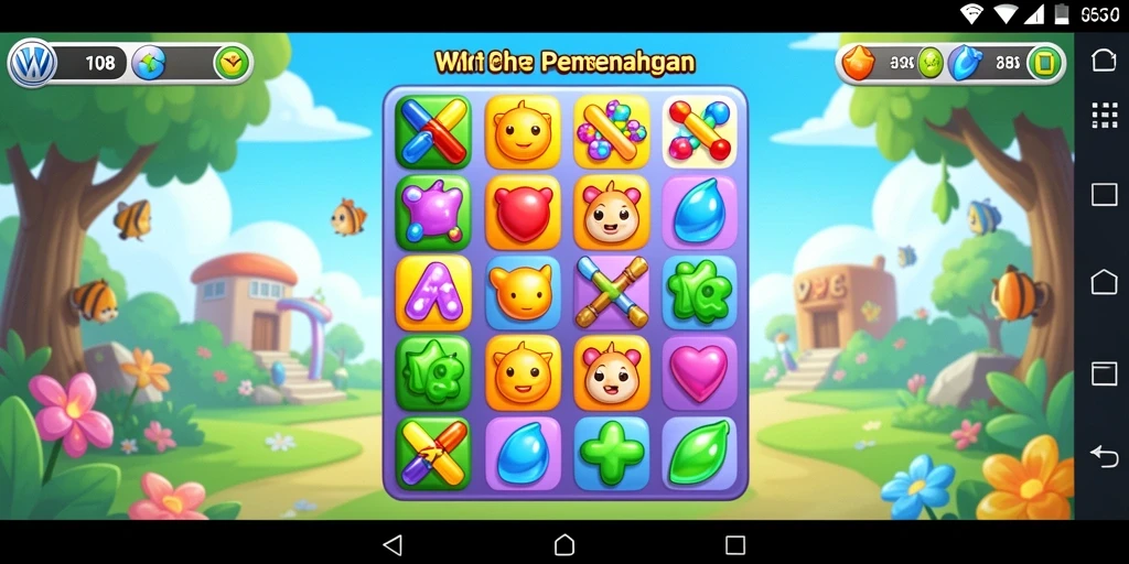 Tampilan gameplay seru dan menantang dalam VW108.